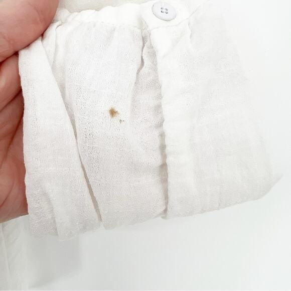 Rebecca Taylor Crochet Detail Blouse 0 White - Picture 4 of 5